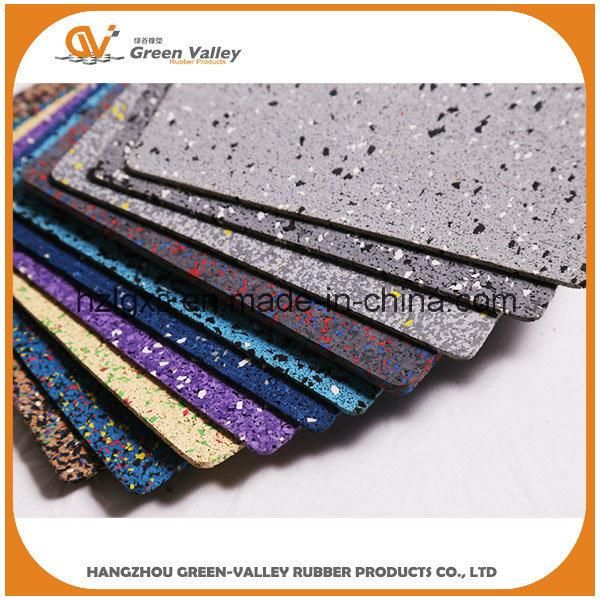 Colorful EPDM Interlocking Rubber Mats for Fitness Center