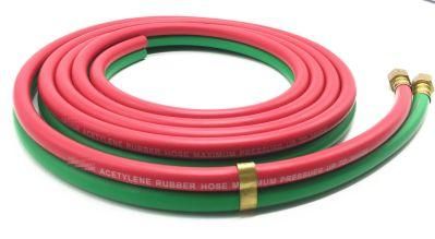 Grade R 1/4&prime;&prime;x 50FT Rubber Welding Twin Hose