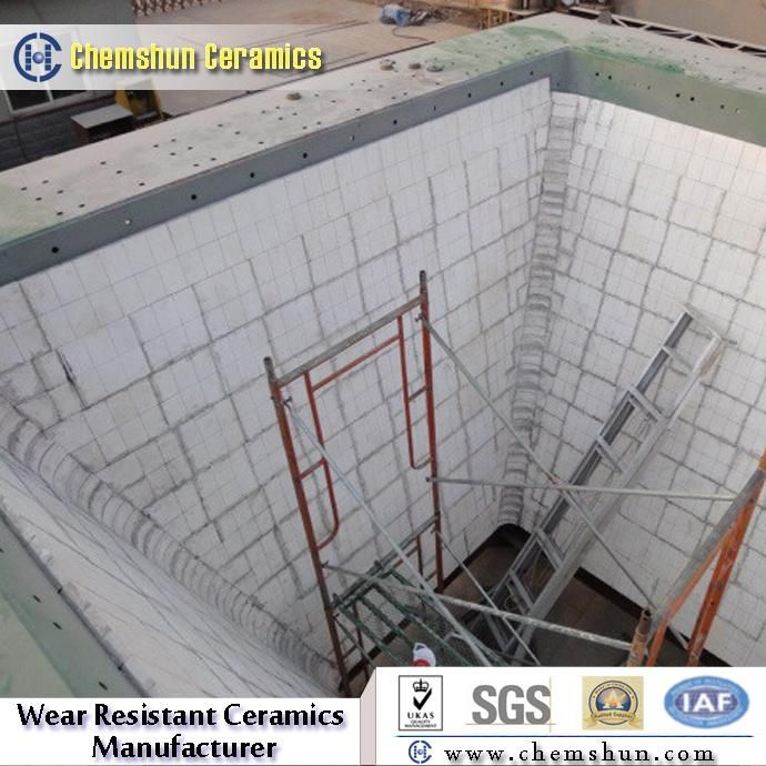 Aluminum Oxide Ceramic Rubber Wear Liner for Wear Improvement