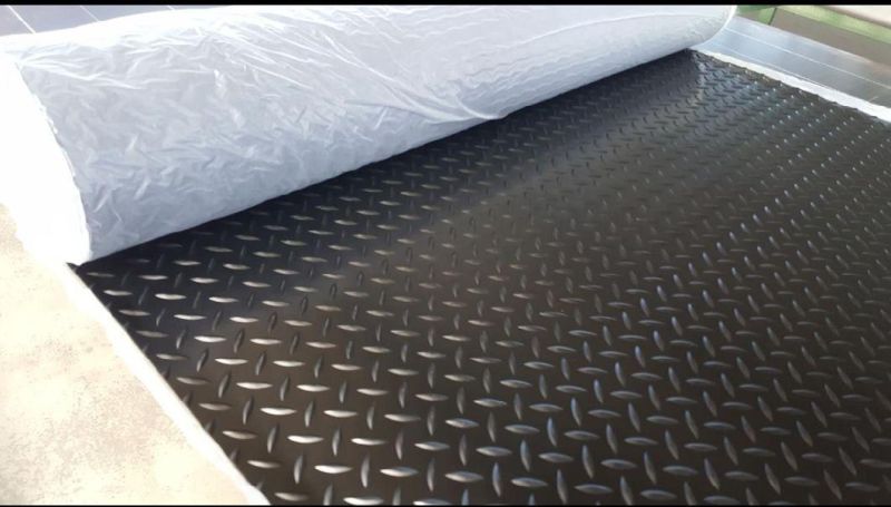 Various Specifications of Non-Slip Rubber Rubber Floor Mat with Differ Pattern Thickness 3mm to 12mm Width 1~2.2mtrs Wholesale Price