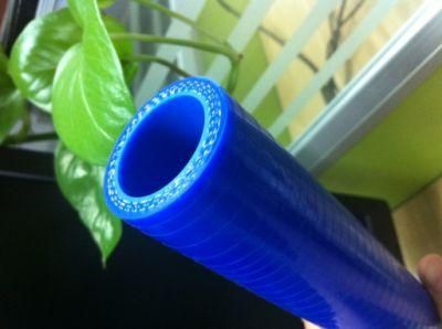 Blue Fiber Braided Silicone Tube Used for Food Belt ISO9001, RoHS, En ISO3821, FDA, Reach Certification