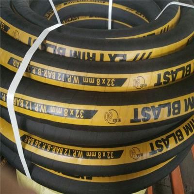 4&quot; Industrial Abrasion Resistant Rubber Sandblasting Hose
