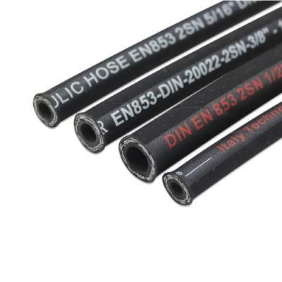 Medium and High-Pressure Braided Hydraulic Hoses for hydraulic System