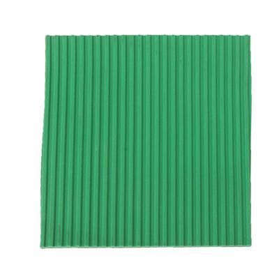 Easy Clean Grooved Fine Ribbed Corrugated Anti-Slip Rubber Floor Mat