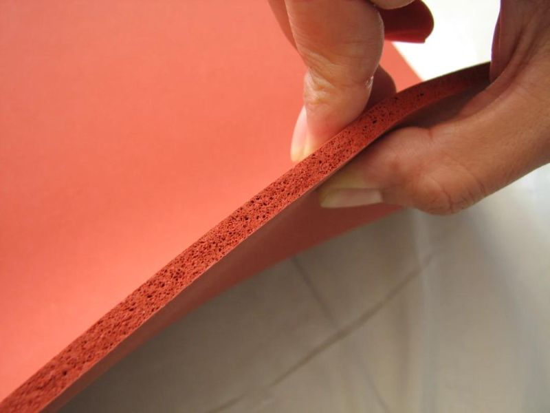 Silicone Foam Sheet, Silicone Sponge Sheet for Iron Table with Open Cell or Close Cell