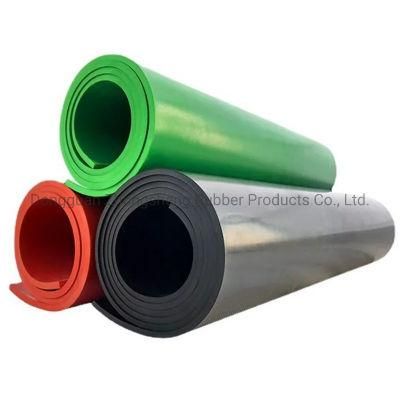 Different Colors FKM EPDM Nitrile Neoprene Silicone Anti-Slip Industrial Rubber Mat Sheet