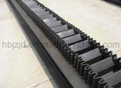 Ep Polyester Corrugated Sidewall Rubber Conveyor Belt