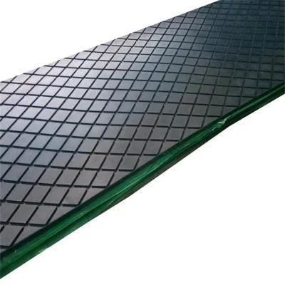 Belt Conveyor Cn Bondinglayer Antiflaming Diamond Rubber Mat Shaped Pulley Lagging Rubber