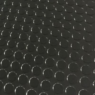 Hot Sale Coin Round Button Rubber Floor Mat