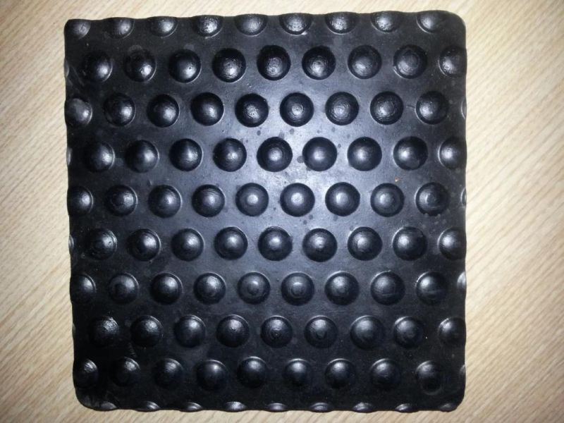 Black Color Cow Rubber Sheet, SBR Rubber Sheet, Round Button Rubber Sheet, Checker Rubber Sheet 2MPa-12MPa