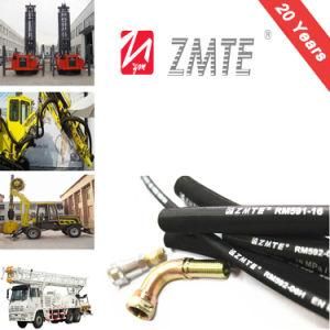 DIN 4sh High Pressure Wire Spiral Rubber Pipe Hydraulic Hose