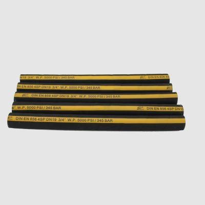 ID 1 1/2&quot; En 856 4sh High Pressure Hydraulic Rubber Hose for Heavy Equipments