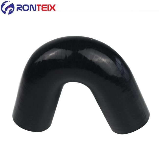 Black / Red / Blue Coolant Radiator 135 Degree Bend Silicone Hose