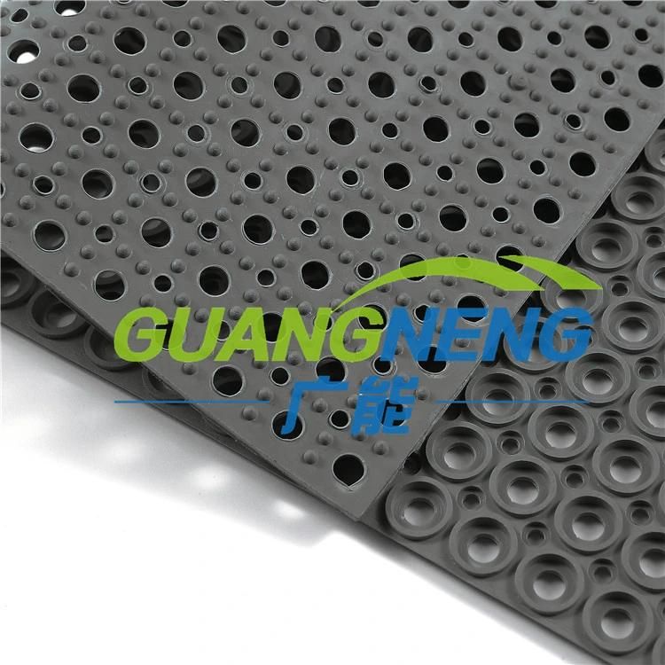 Qingdao Factory High Quality Acid Resistant Anti-Bacteria Rubber Holes Mat