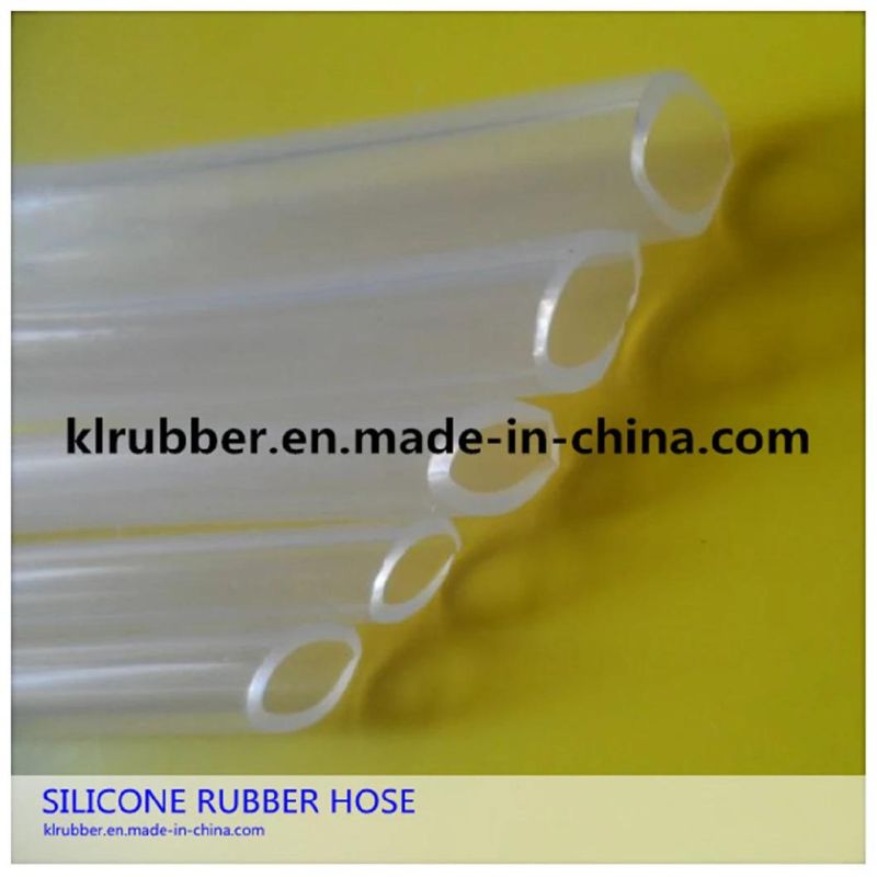 Clear Food Grade Silicone Rubber Tube with FDA Approved