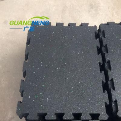 Park Interlocking Rubber Flooring Mat/Rubber Gym Floor Mat