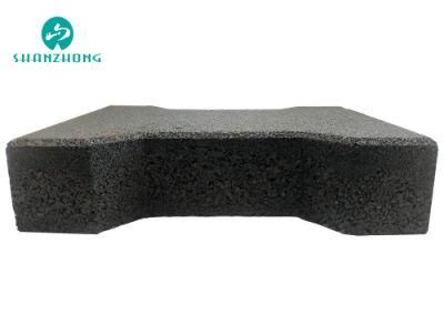 Diamond Hollow, Effectively Prevent Soil Loss Beautiful, 20 * 16cm I-Shaped Rubber Tile