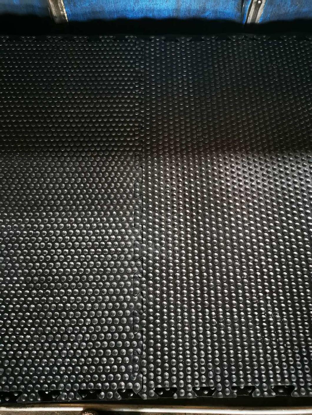 17mm Horse Cow Stable Equine Black Rubber Stable Mat