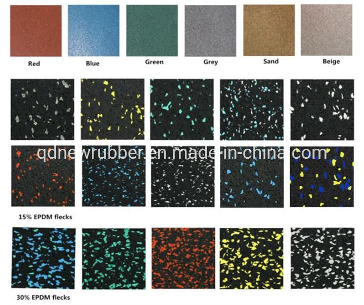 Crossfit Rubber Flooring Tile Gym Rubber Flooring Mat for Fitness