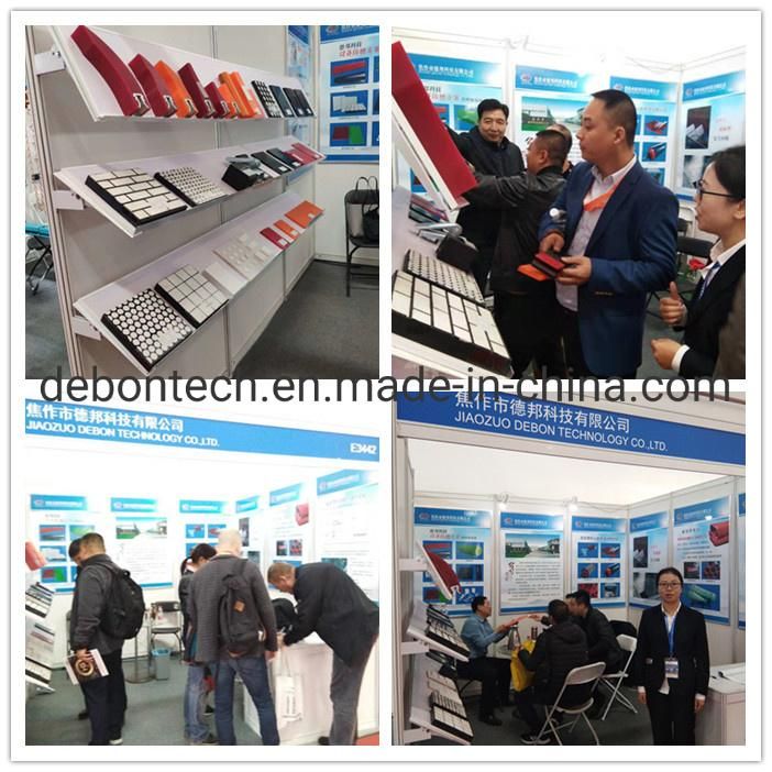 Conveyor Rubber Liner Sheeting Wear Plate Metal Backed Rubber Lining
