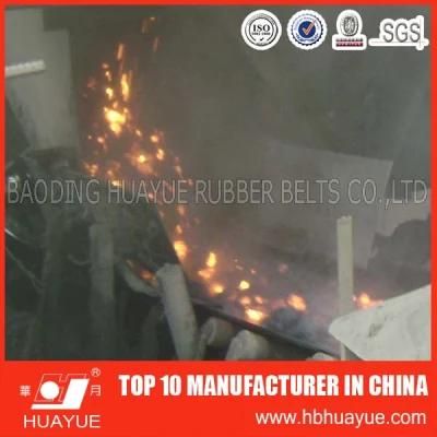 China Top 5 Hot Sale Flame-Resistant Black Rubber Conveyor Belt