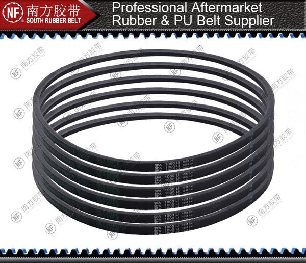 Wrapped Rubber V Belts for Machines, Raw Edge Cogged V Belts, Rubber V Belt for Automotive