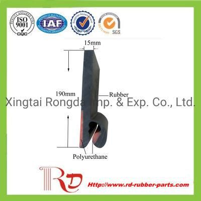 Rubber Skirt Board for Mine Use Conveyor Belt Chute Y Type