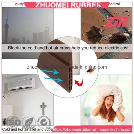 Door Draft Stopper, Self Adhesive Strong Under Door Silicone Sweep Weather Stripping Weatherproof Doors Bottom Seal Strip