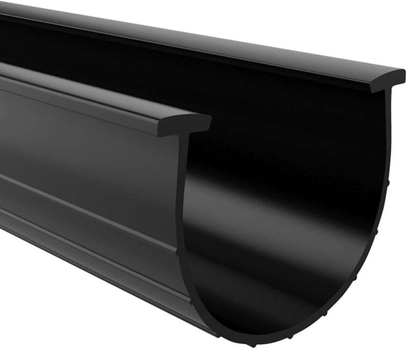 Garage Door Bottom Weather Seal T-Ends 20 Feet Long and 3.75-4 Inches Width, Black Strip with T-Ends Size 5/16 Inches Garage Rubber Seal Replacement