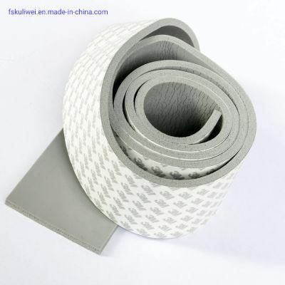 Custom Closed Cell Silicone Foam Rubber Sheet Silicone Sponge Sheet High Temps Resist Black Sheet Mat