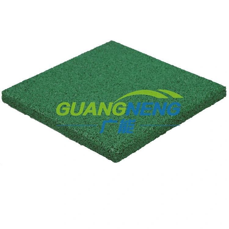 Qingdao SBR Grains Outdoor Rubber Floor Tile Recycle Rubber Tile