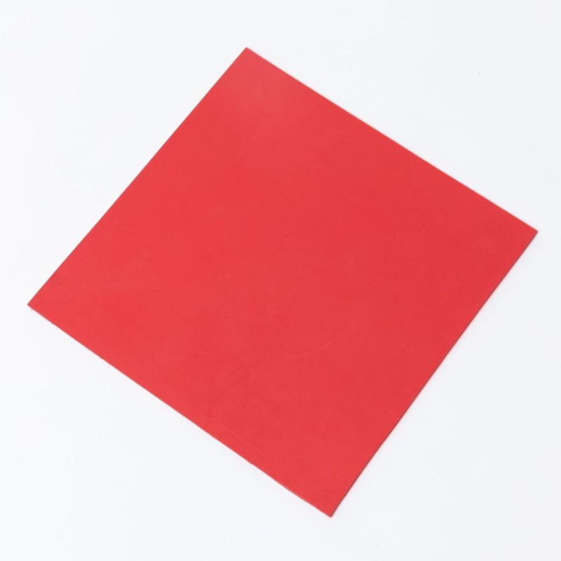 22MPa 40 Shore a Abrasion Red/Tan Natural Pure Gum Rubber Sheet Rubber Product