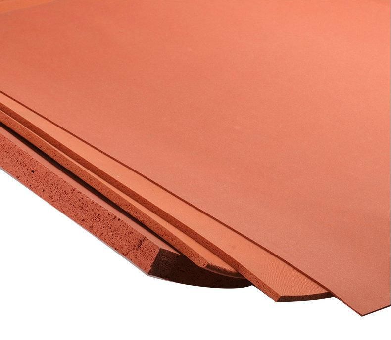 High Temperature Resistant Silicone Sponge Rubber Sheet, Silicone Foam Rubber Sheet with Backing 3m Adhesive Without Smell