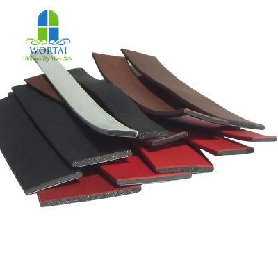 Flexible Intumescent Strip Fire Proof Door Seal Rubber Seal Strip