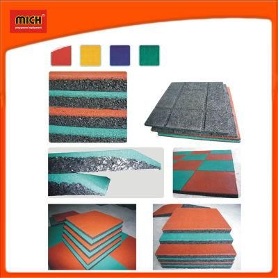 Mich Gym Outdoor Rubber Play Floor Mat for Playground