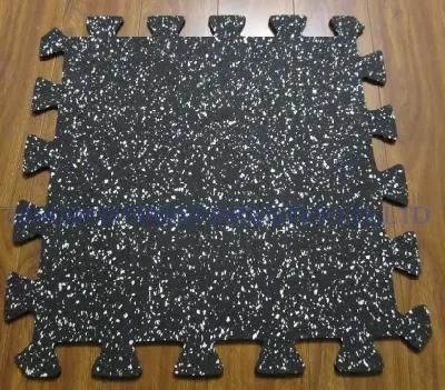 EPDM Stars Interlocking Rubber Carpet Flooring Mat for Sport Area