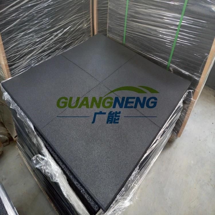 Anti Fatigue Rubber Gym Matting Tile with En1177 Certificate