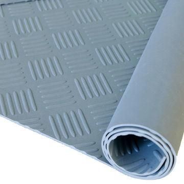 Odorless Antislip Noise Reduction SBR Checker Runner Rubber Flooring Mat