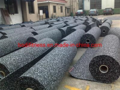 Professional EPDM Sparkled Gym Rubber Flooring