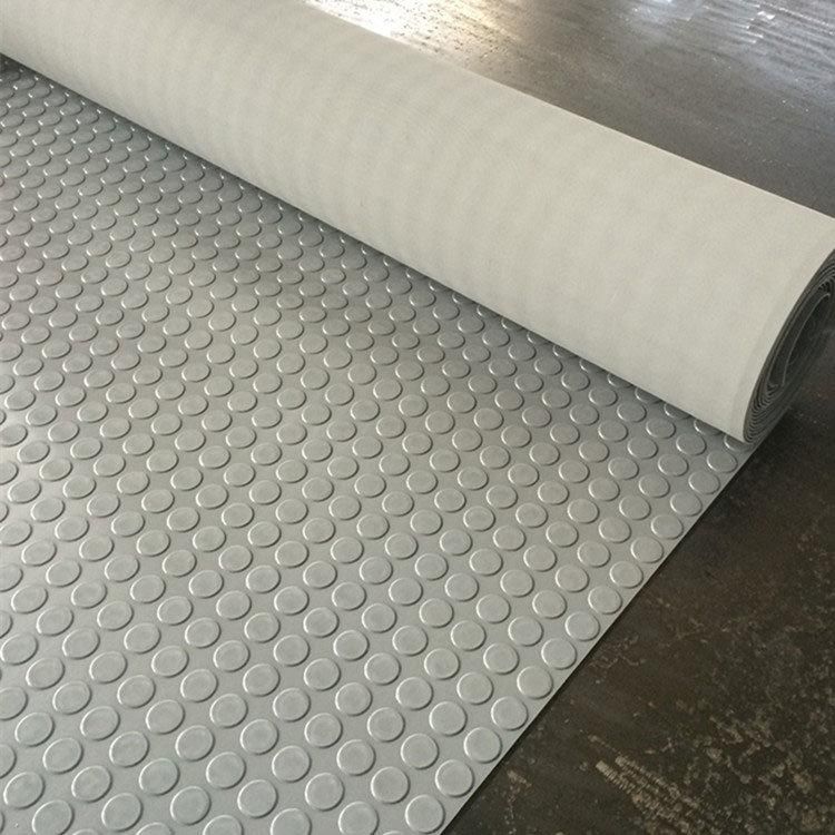 Round Button, Round Stud, Anti-Slip Rubber Flooring, Rubber Mat, Rubber Roll