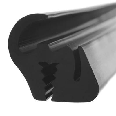 Customized Black Color Solid Rubber Extrusion Profiles