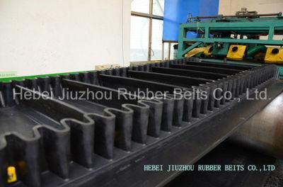 Nn100~Nn400 Sidewall Corrugated Rubber Conveyor Belt