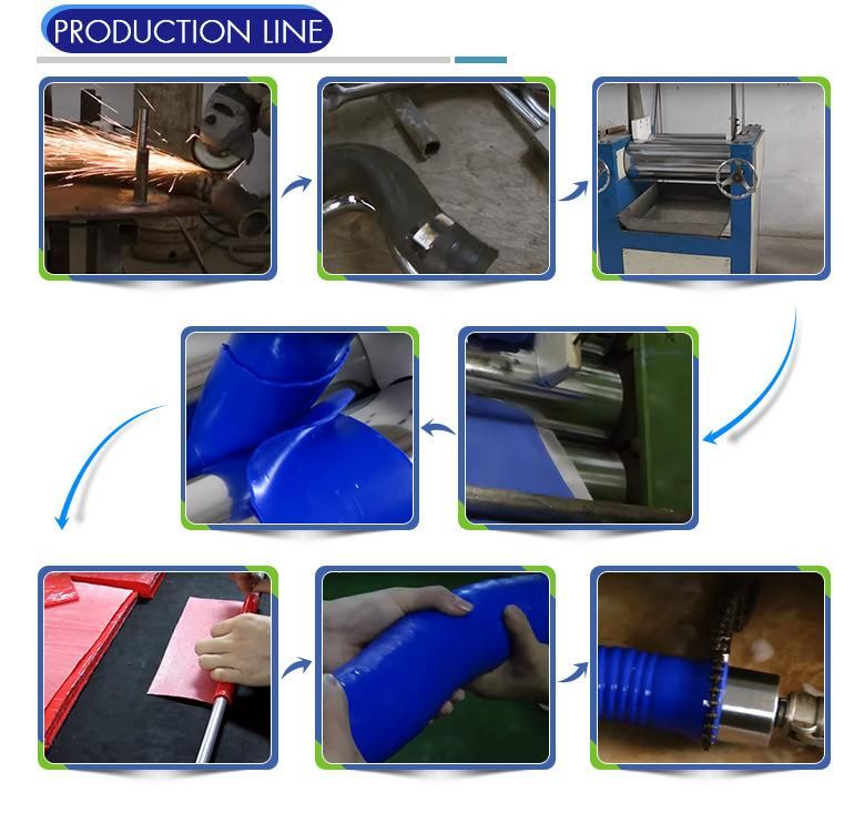 Colorful Auto Silicone Radiator Elbow Hose Tube