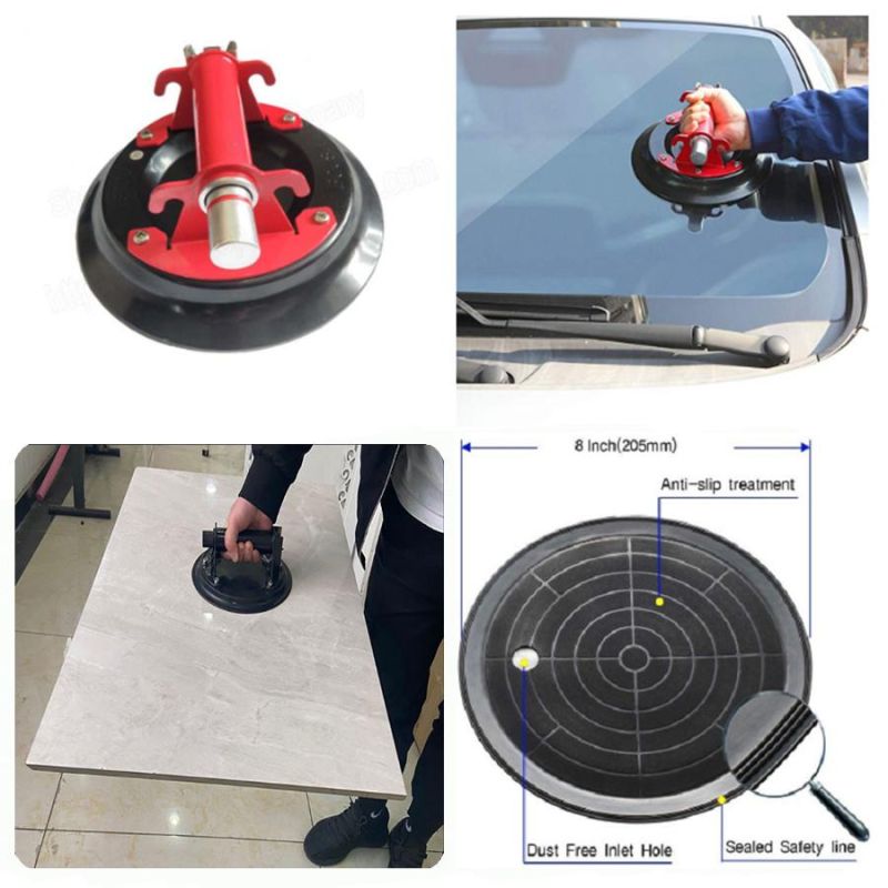 Glass Suction Cup Vacuum Window Lifter Construction Tools with Double and Barometer