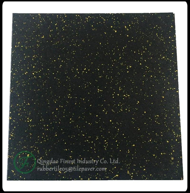 Factory Gym Rubber Flooring Fitness Mats Rubber Sheet SGS Fire Rating Certificates ISO9001