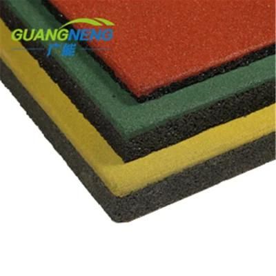 Non-Toxic Colorful Playground Rubber Floor Mat/Rubber Grain Mat