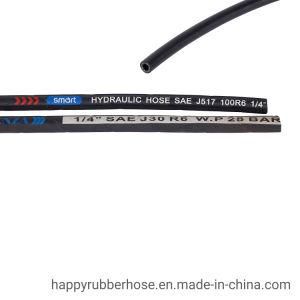 R6/1te/2te Cloth Surface En854 R6 Textile Reinforced Hydraulic Rubber Fuel Hose