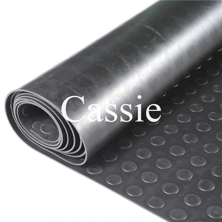Workshop Colorful Anti Slip Coin Rubber Floor Sheet