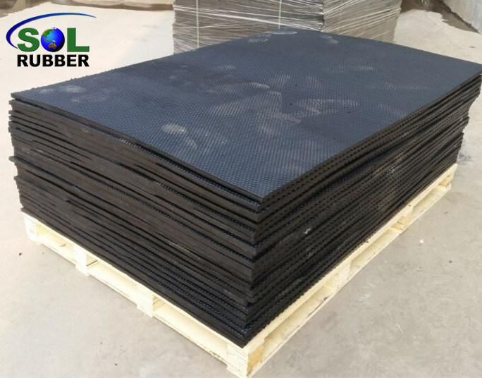 17mm Horse Cow Stable Equine Black Rubber Stable Mat