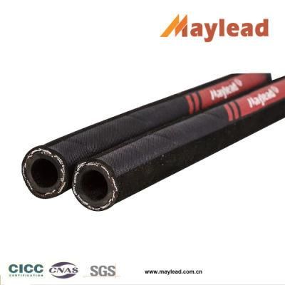 3/8 Inch High Pressure Steel Wire Braided Rubber Hose Alcohol Hose En853 1sn SAE100r1at